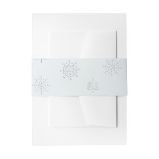 Cosmic Cat Snowflake Invitation Belly Band