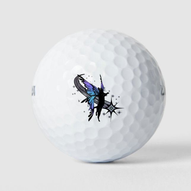 Cosmic Cat Star Golf Balls (Front)