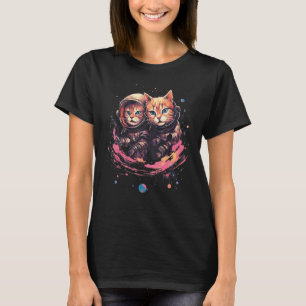 Cosmic Cats Cat Graphic Tees for Men Women Boys Gi