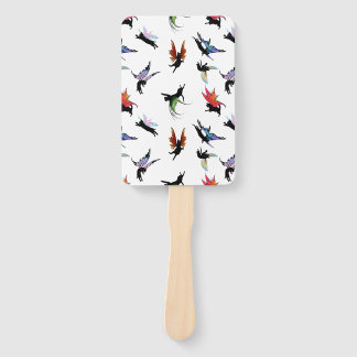 Cosmic Cats Hand Fan