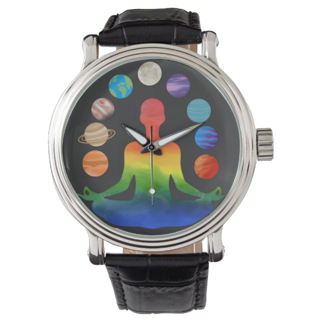 Cosmic Chakra Meditation | Spiritual Energy Yoga  Watch (Front)