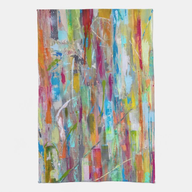 Cosmic Chaos Kitchen Towel (Vertical)
