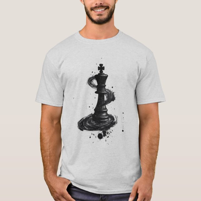 Cosmic Chess King T-Shirt (Front)