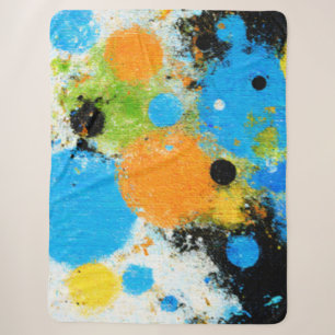 Cosmic Chromatic Splatter: Abstract Orbit Sherpa Blanket