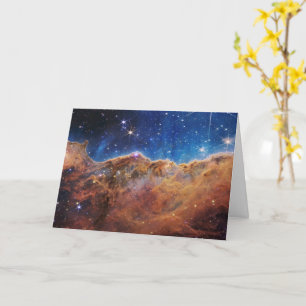 Cosmic Cliffs Carina Nebula Space Webb Telescope  Card