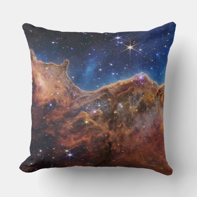 Cosmic Cliffs Carina Nebula Space Webb Telescope  Cushion (Front)