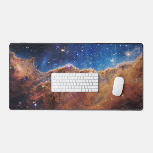 Cosmic Cliffs Carina Nebula Space Webb Telescope  Desk Mat