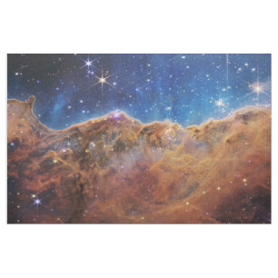Cosmic Cliffs Carina Nebula Space Webb Telescope Fabric
