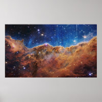 Cosmic Cliffs in Carina Nebula Space NASA Webb
