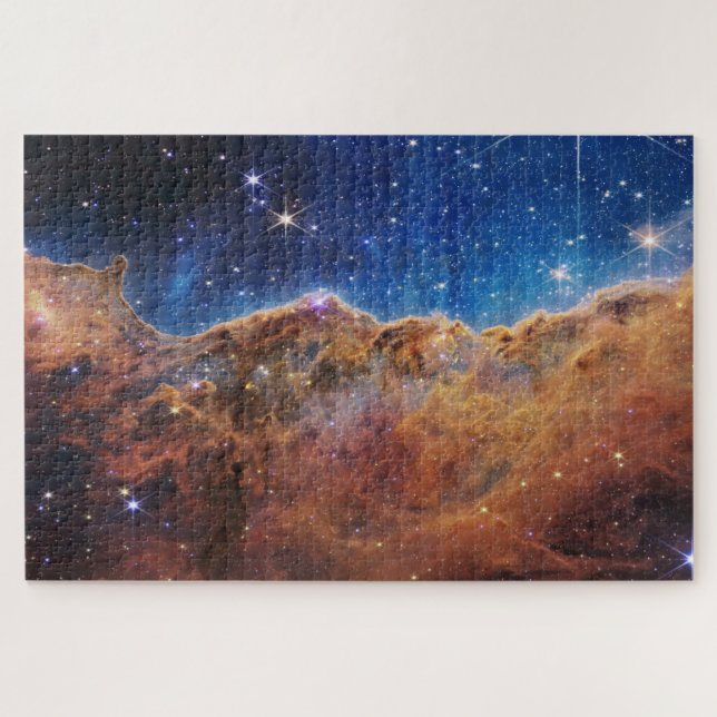Cosmic Cliffs in the Carina Nebula Jigsaw Puzzle (Horizontal)