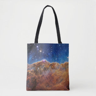 Cosmic Cliffs in the Carina Nebula Tote Bag