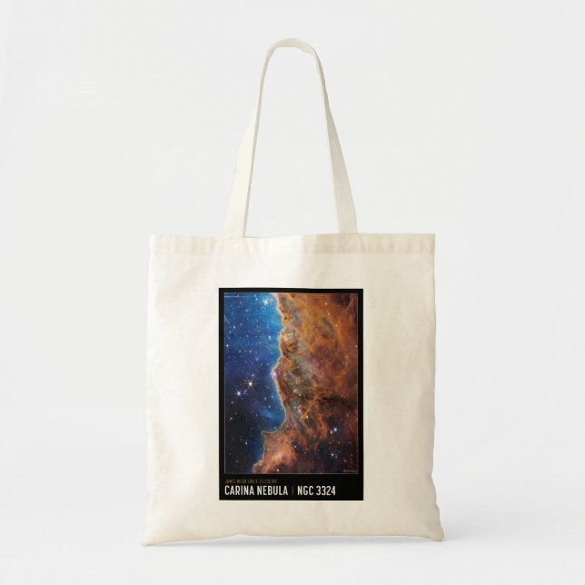 Cosmic Cliffs James Webb NASA-Inspired  Tote Bag (Front)
