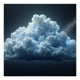 Cosmic Clouds Wall Art – Dreamy Space Clouds