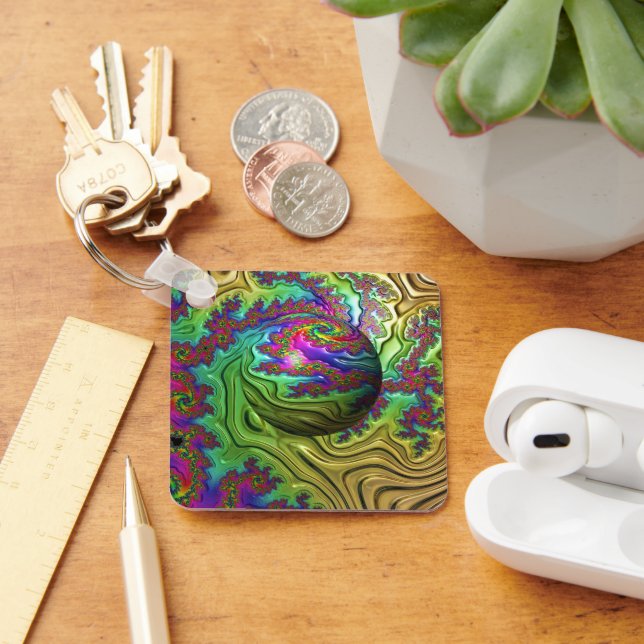 Cosmic Cloudstorm Key Ring (Desk)