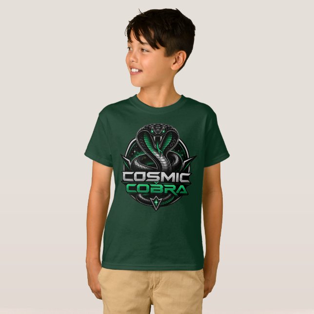 Cosmic Cobra Kids T-Shirt (Front Full)