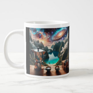 Cosmic Coffee Morning Large Coffee Mug