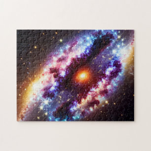 Cosmic colourful explosion stars and skies skyscap jigsaw puzzle