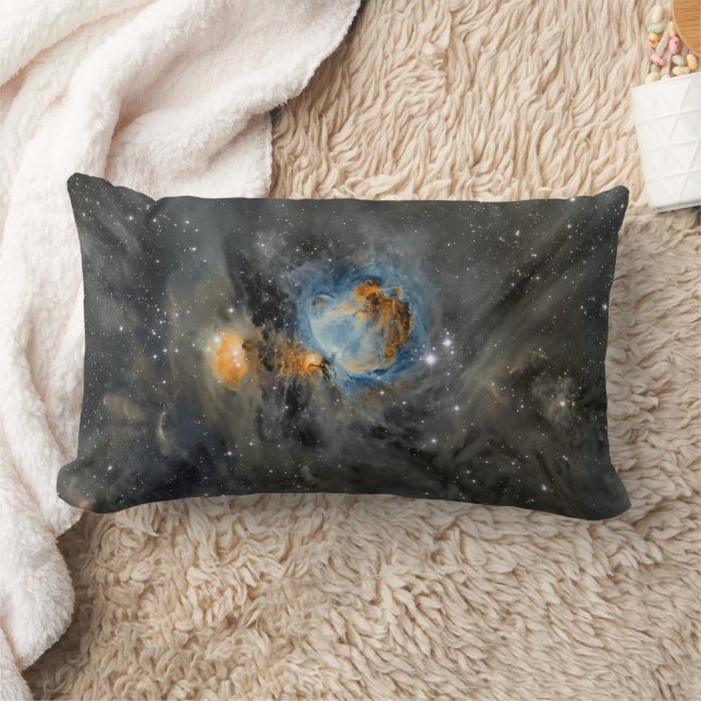 Cosmic Comfort: Messier 42 Orion Nebula Lumbar Cushion (Blanket)