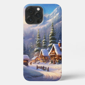 Cosmic Comfort: Ultra Cosy Winter Forest christmas iPhone 13 Pro Max Case