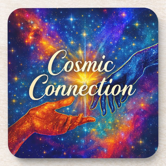 🪐 Cosmic Connection Coaster (Front)