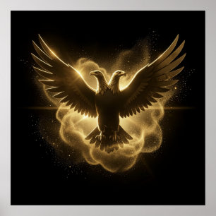 Cosmic Constellation Illyrian Eagle High-Contrast Poster