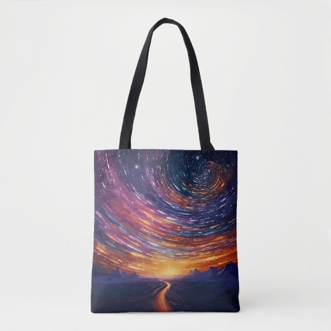 Cosmic Constellation Tote Bag (Front)
