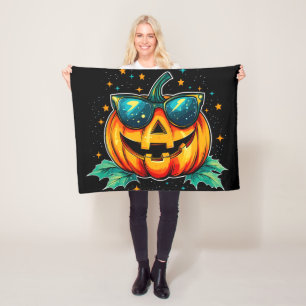 Cosmic Cool Jack-O-Space Fleece Blanket