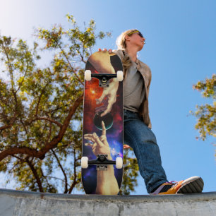 Cosmic Creation Skateboard – Hand of God Fusion