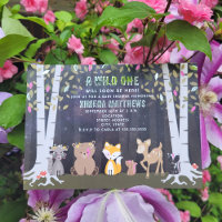 Cosmic Creatures Woodland Animals Baby Shower
