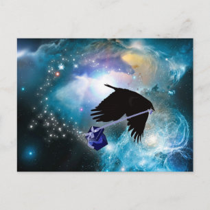 COSMIC CROW POSTCARD