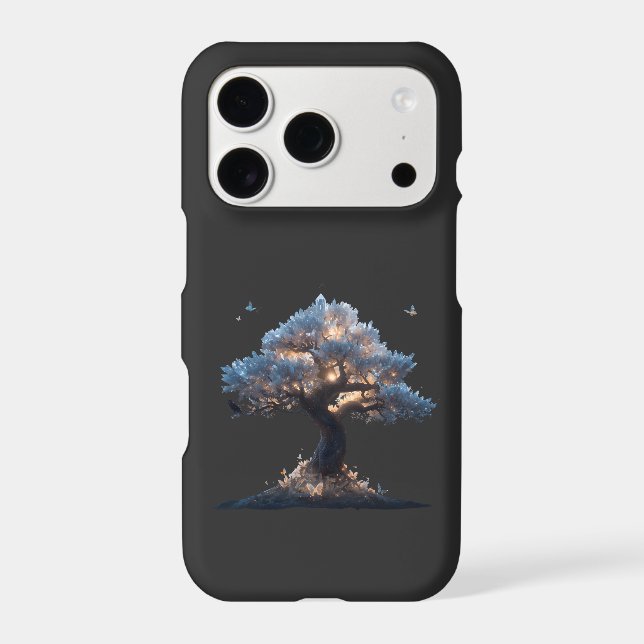 Cosmic Crystal Tree Art – Dreamy Nature Design (Back)