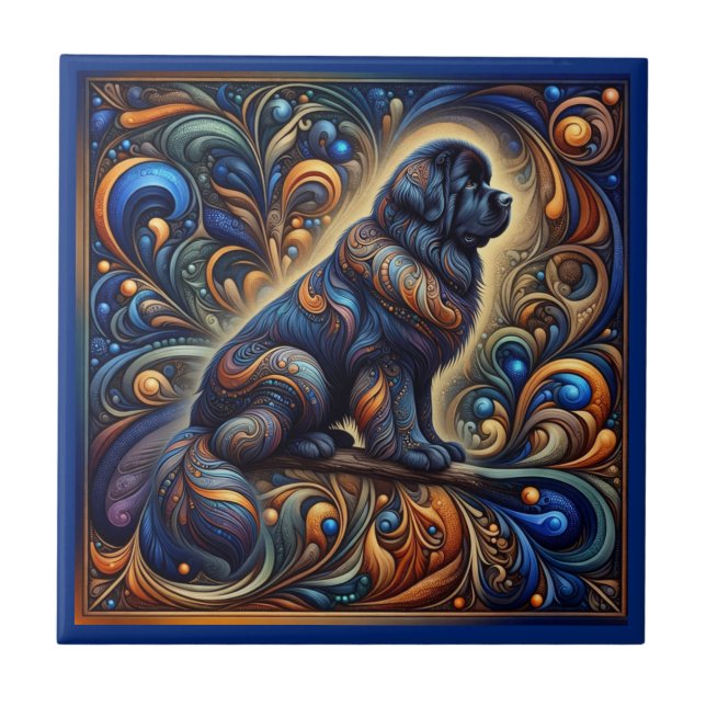 Cosmic Currents Newfie Tile (Front)
