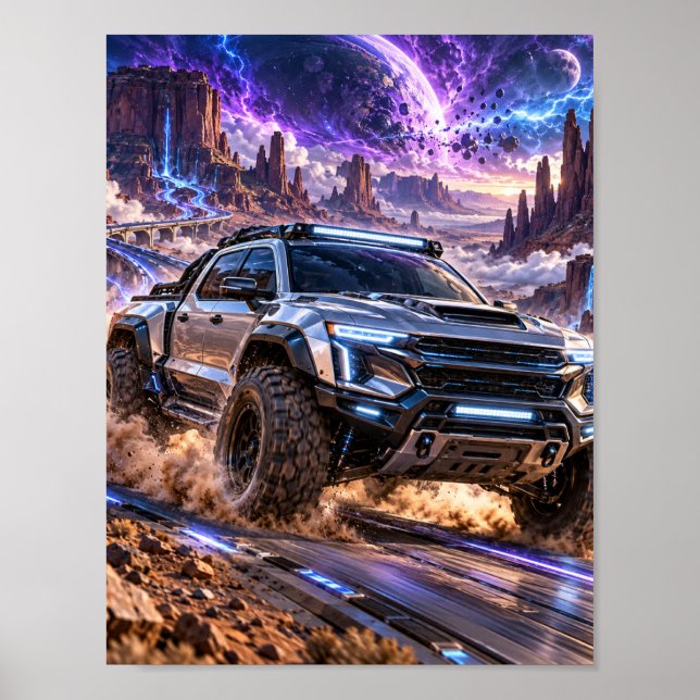 Cosmic Desert Pickup Poster (Front)