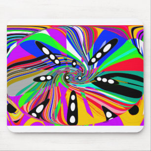 Cosmic dice art mouse pad