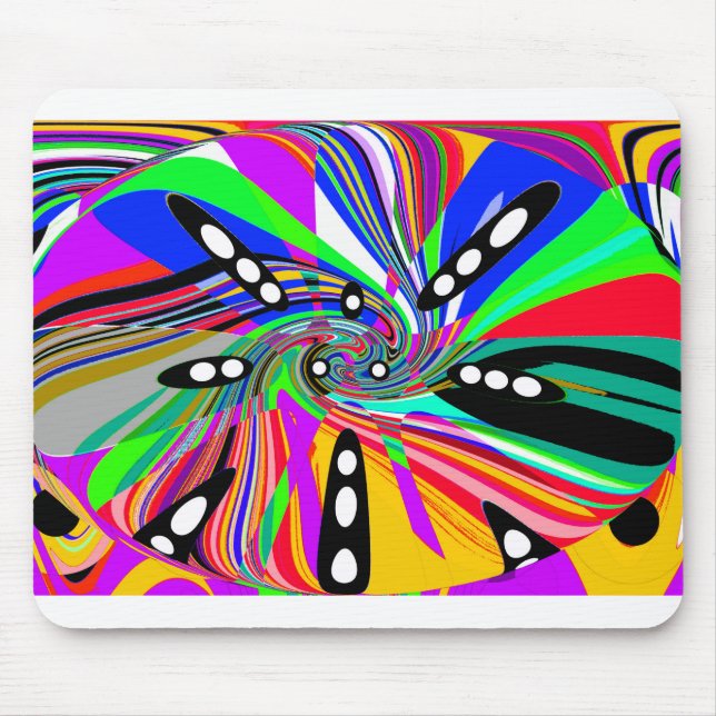 Cosmic dice art mouse pad (Front)