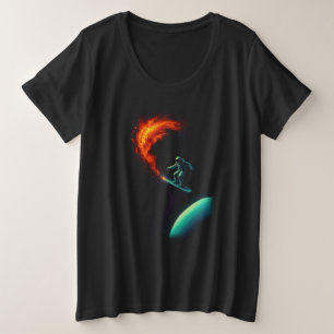 Cosmic Divergence Plus Size T-Shirt