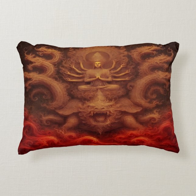 Cosmic Dragon  Decorative Cushion (Front)