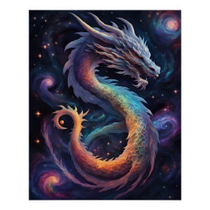 cosmic dragon poster