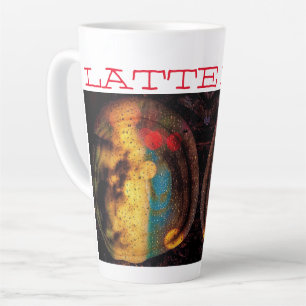 Cosmic Dream in Primary Colours Latte Mug