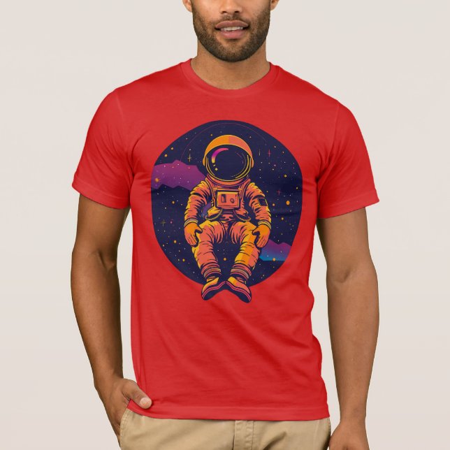 Cosmic Dreamer Astronaut T-Shirt – Explore (Front)