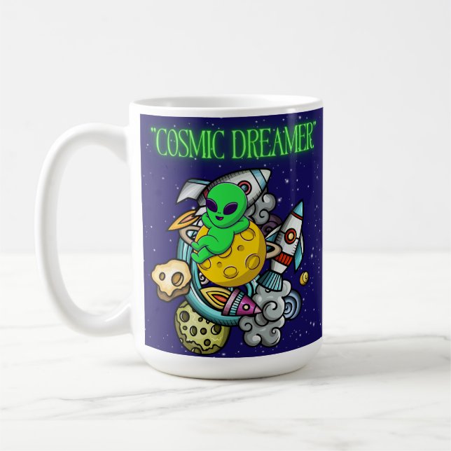 cosmic dreamer coffee mug (Left)