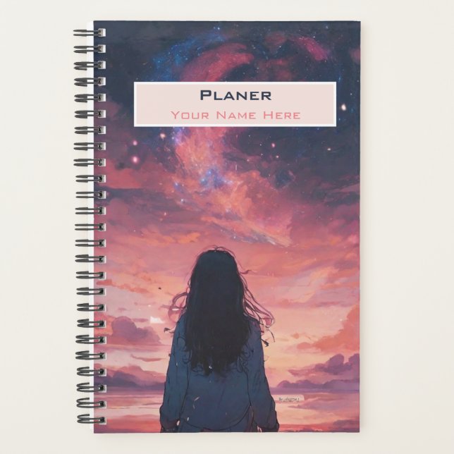 Cosmic Dreams - Customizable Planner (Front)