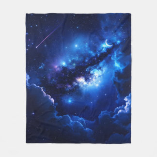 Cosmic Dreamscape Fleece Blanket