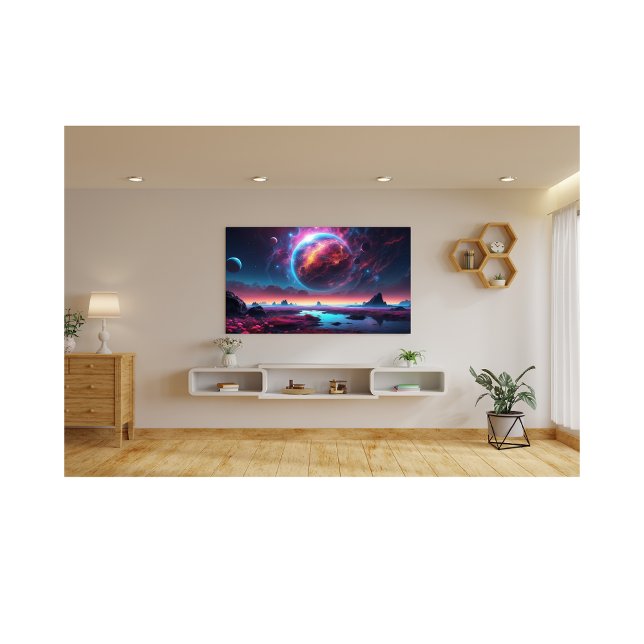  Cosmic Dreamscape with Fiery Planet  Photo Print (Creator Uploaded)
