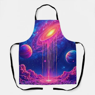 Cosmic Drip: Galaxy's Sweet Essence Apron