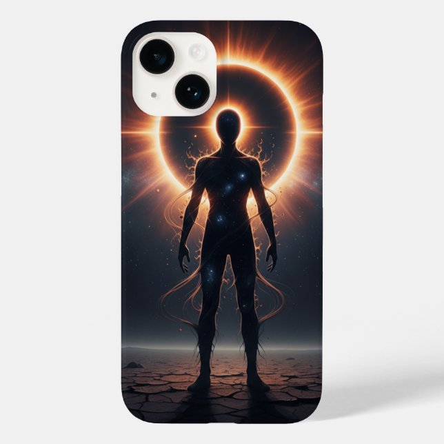 Cosmic Eclipse iPhone 14 Case Celestial Body (Back)