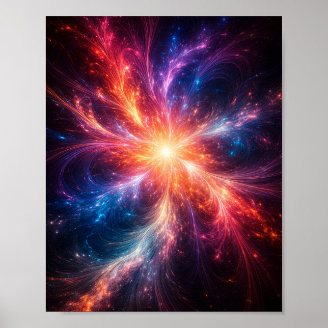 Cosmic Energy Burst Abstract Poster (Front)