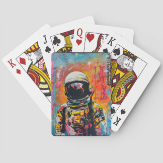 Cosmic Explorer #2, Pop=Art Astronaut Playing Card