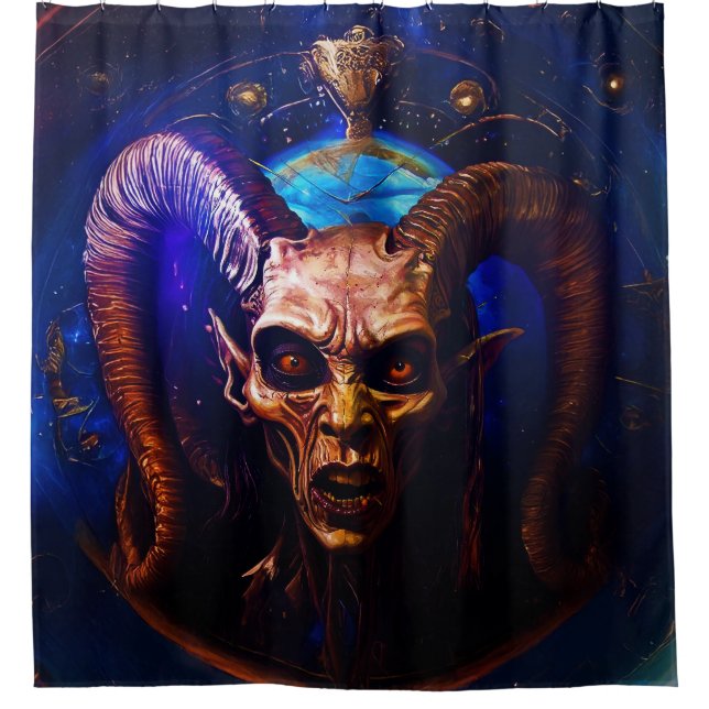 cosmic eye 80x60 001 shower curtain (Front)