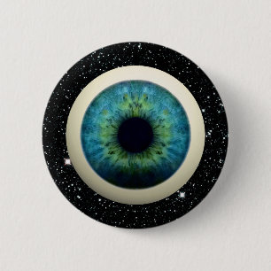 COSMIC EYE (A great novelty item!) ~ 6 Cm Round Badge